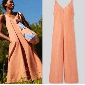 UNIQLO x Marimekko Limited Edition Linen Blend Sleeveless Jumpsuit